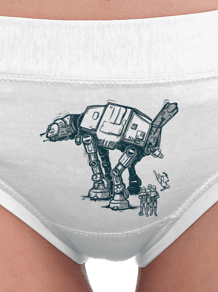 AT-AT dámské kalhotky White