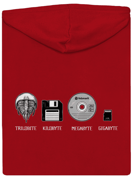 Trilobite pánská mikina na zip Red