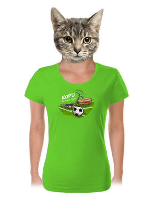 Kopu za svůj tým dámské tričko Apple Green