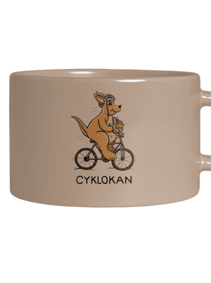 Cyklokan hrnek makronka Brown Macaron