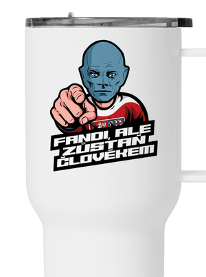 Fandi, ale zůstaň Fantomasem termohrnek White