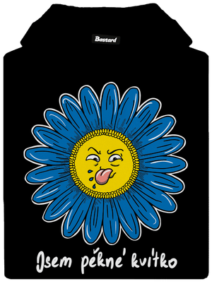 Kvítko dámská mikina klokanka Black