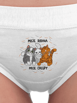 Moje rodina dámské kalhotky White