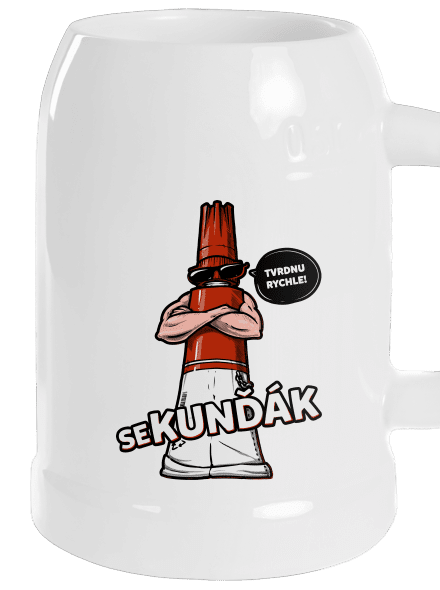 Sekunďák půllitr White