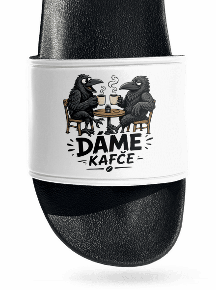 Dáme kafče pantofle White