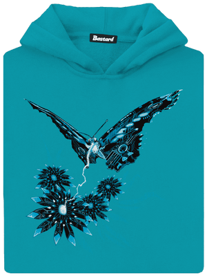 Fake Nature dětská mikina klokanka Hawaiian Blue