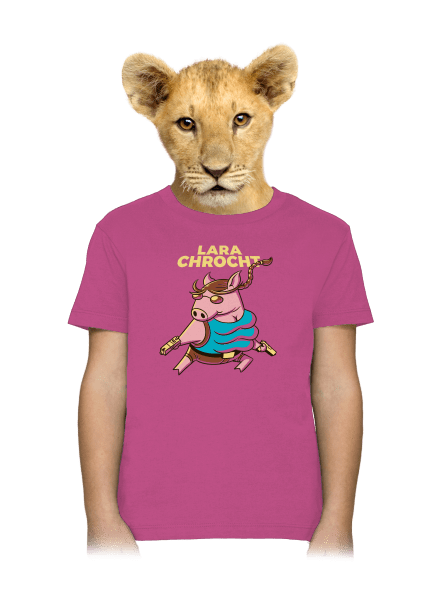 Lara Chrocht dětské tričko Fuchsia
