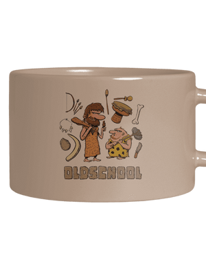 Oldschool hrnek makronka Brown Macaron