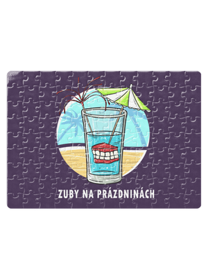 Zuby na prázdninách puzzle White