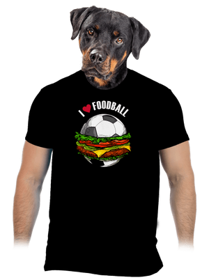 Foodball pánské tričko Black