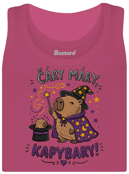 Čáry máry kapybary dámské tílko klasické Magenta