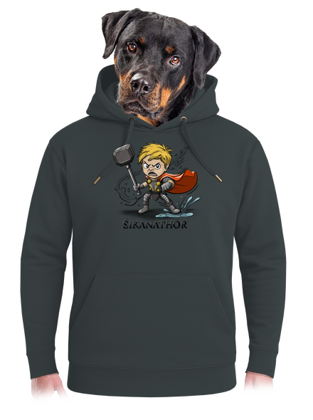 ŠikanáThor unisex mikina premium Charcoal