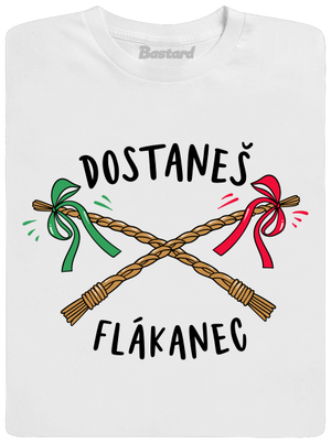 Flákanec pánské tričko White