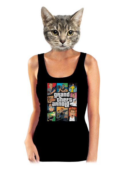 Grand Theft Arnold dámské tílko klasické Black