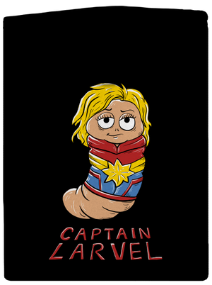 Captain Larvel dámská mikina na zip Black