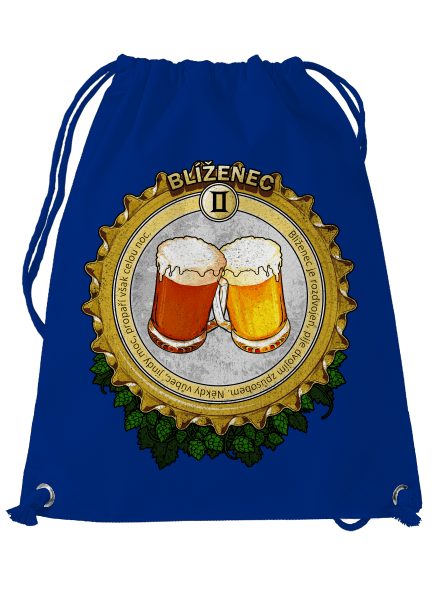 Pivní horoskop: Blíženec vak Royal Blue Mal