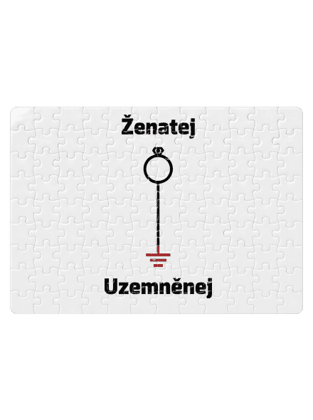 Ženatej a uzemněnej puzzle White