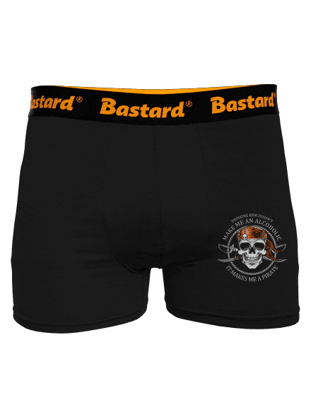 Pirát  boxerky Black