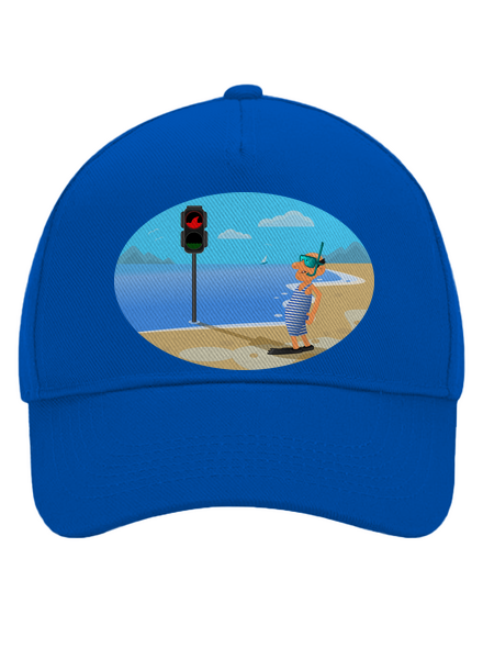 Bezpečné plavání kšiltovka baseballka Bright Royal