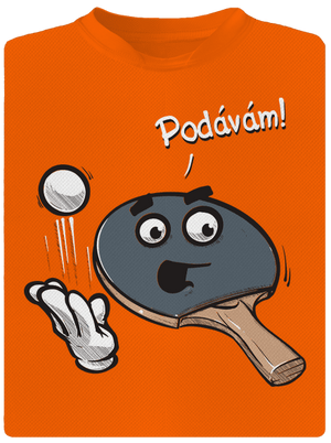 Podávám odpal dětské sportovní tričko Neon Orange