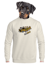 unisex mikina bez kapuce