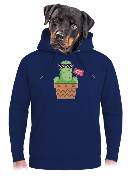Pozor píchám unisex mikina premium Navy