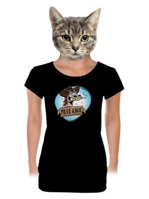 dámské tričko s lemem