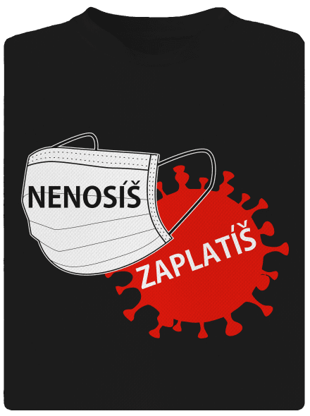 Nenosíš zaplatíš dětské sportovní tričko Black