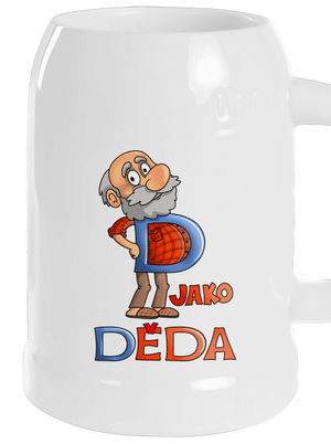 D jako děda půllitr White