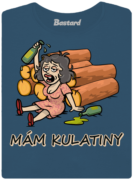 Mám kulatiny dámské tričko premium Petrol Blue