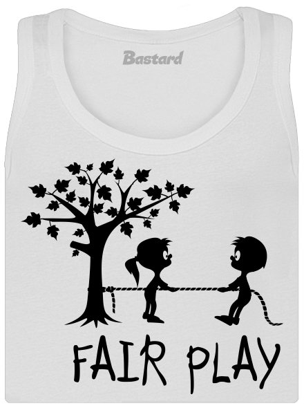 Fair play dámské tílko klasické White