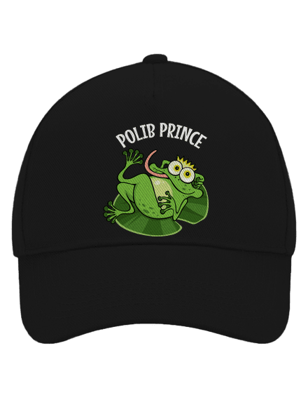 Polib princeznu a prince kšiltovka baseballka Black