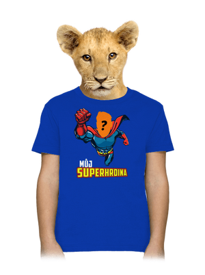 Můj superhrdina dětské tričko Royal Blue