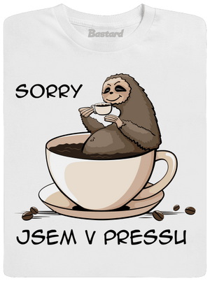 V pressu pánské dlouhý rukáv White