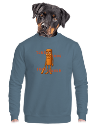 unisex mikina bez kapuce