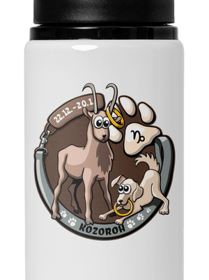 Psí horoskop: Kozoroh lahev na vodu White
