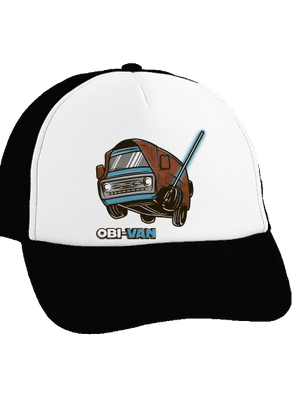 Obi-Van kšiltovka truckerka Black cap