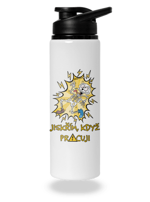 Jiskřím lahev na vodu White