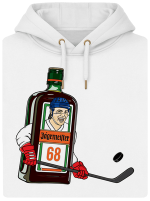 Jágrmeister unisex mikina premium Snowwhite