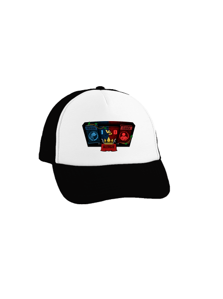 Příroda vs. člověk kšiltovka truckerka Black cap
