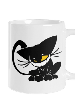 Evil cat klasický hrnek White