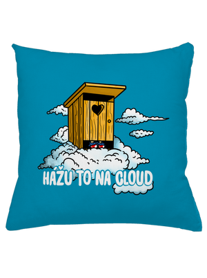 Hážu to na cloud polštář Blue Turquoise