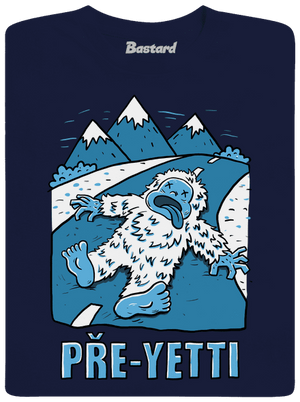Pře-Yetti pánské tričko Navy