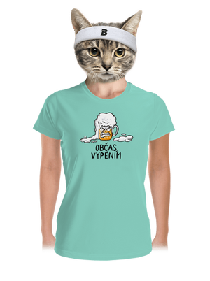 Občas vypěním dámské sportovní tričko Mint Mal