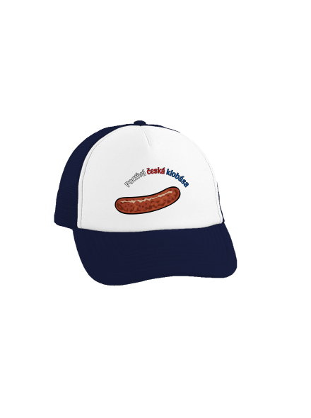 Poctivá buchta a klobása kšiltovka truckerka French Navy cap