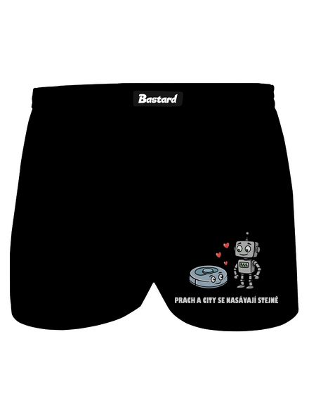 Láska mezi roboty pánské trenky Black
