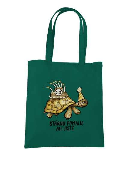 Stárnu pomalu taška Bottle Green WM