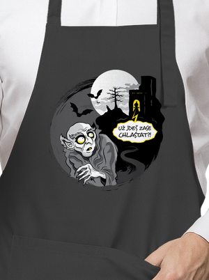 Nosferatu zástěra Dark Grey