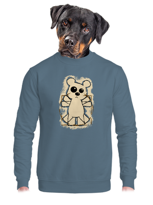 unisex mikina bez kapuce