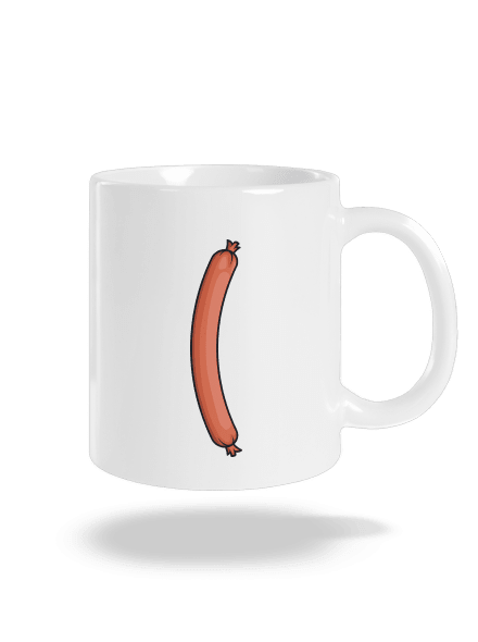 Párek a rohlík klasický hrnek White